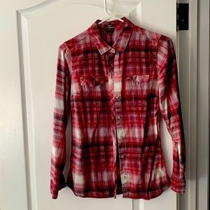 Eddie Bauer Classic Fit Plaid Flannel Small